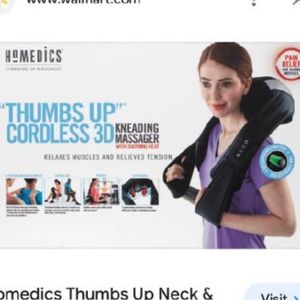 Homedics thumbs up cordless 3D kneading massager
